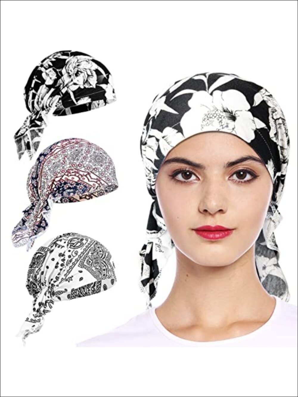Slouchy Beanie Polyester Spandex Unisex Skull Cap Running Chemo Hat